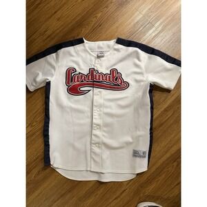 MLB St Louis Cardinals True Fan Jersey, White, Large, Spell Out
